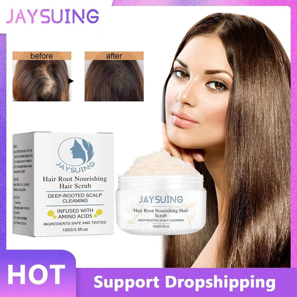 Anti Hair Loss Scrub Smoothing Moisturizing Roots Baldness Treatment Nourish Hair Regeneration Deep Cleansing Scalp Scrub Cream