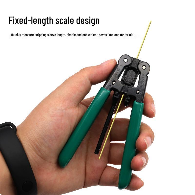 Fiber Optic Cable Stripper and Cold Fusion Tool Set