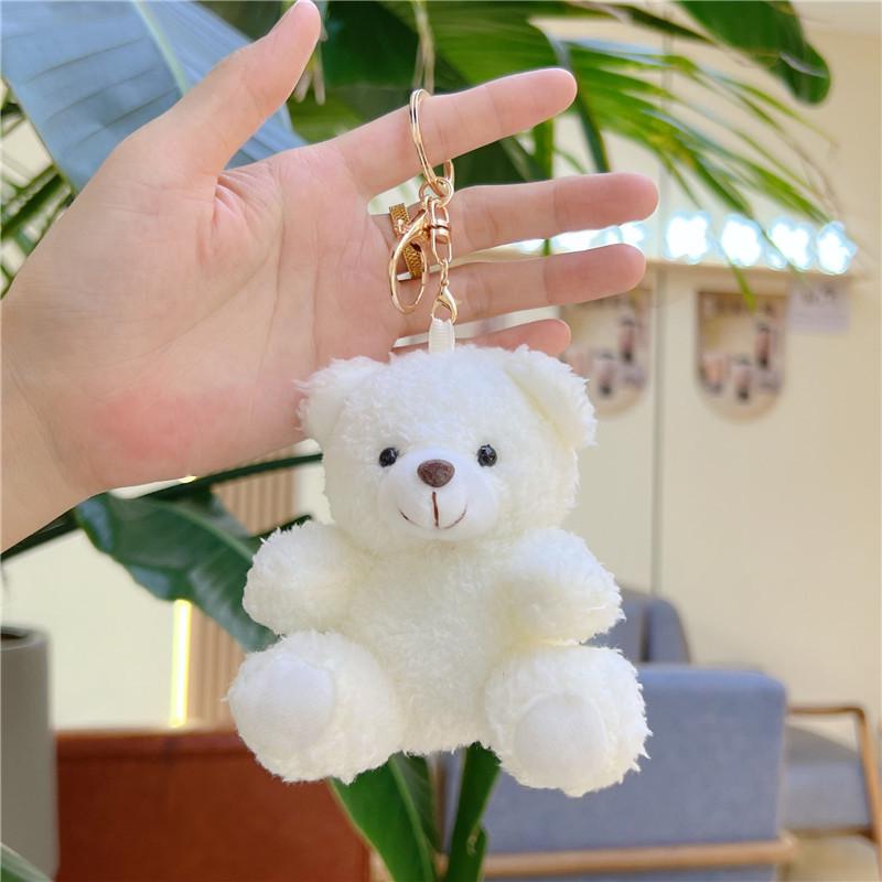 

Плюшевый брелок-подвеска в виде кудрявого мишки Тедди - Аксессуар для чехла телефона и сумки 11cm