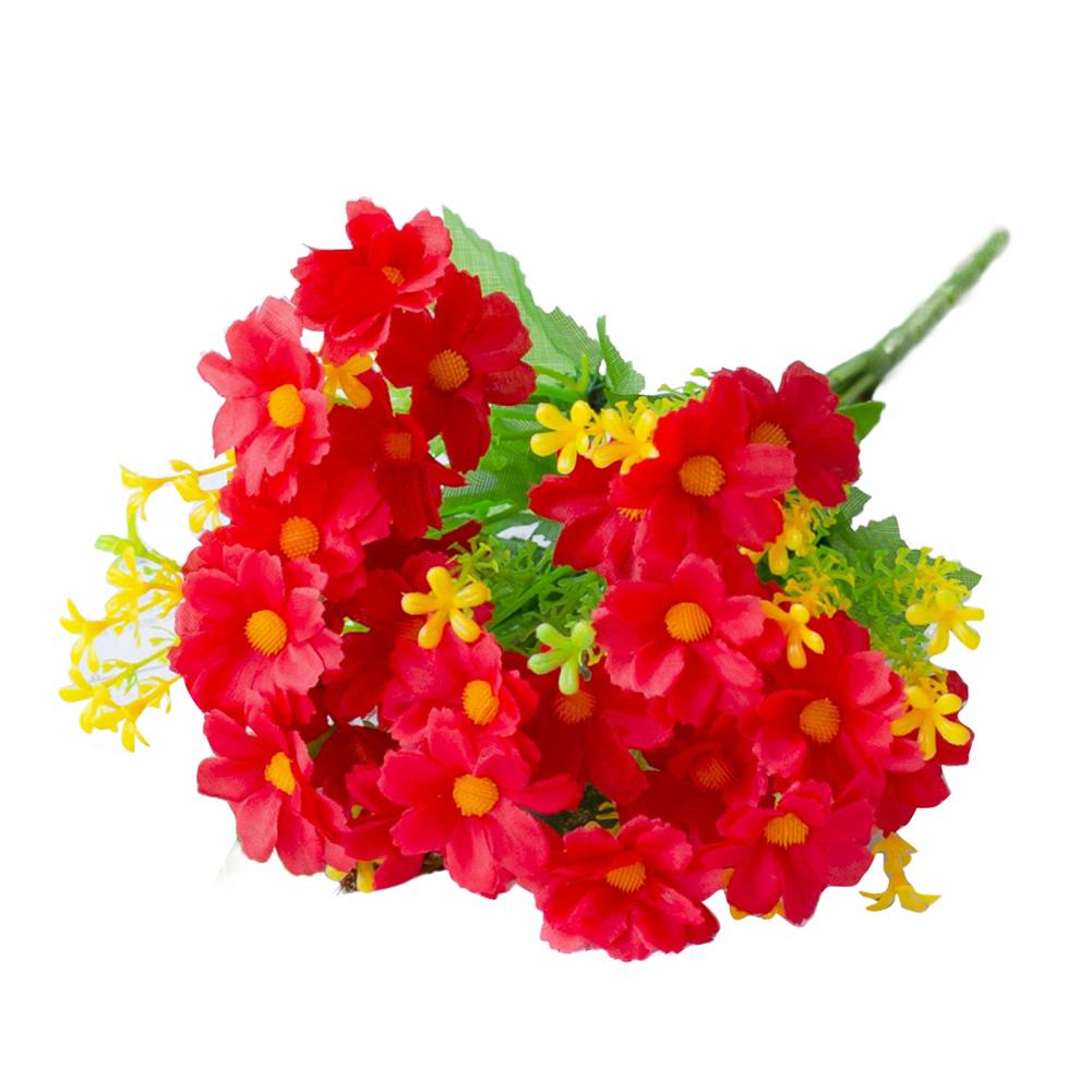 Artificial Flower Bouquets Artificial Flowers Decor Elegant Silk Floral Bouquet for Wedding Party Home Decor Realistic Fake