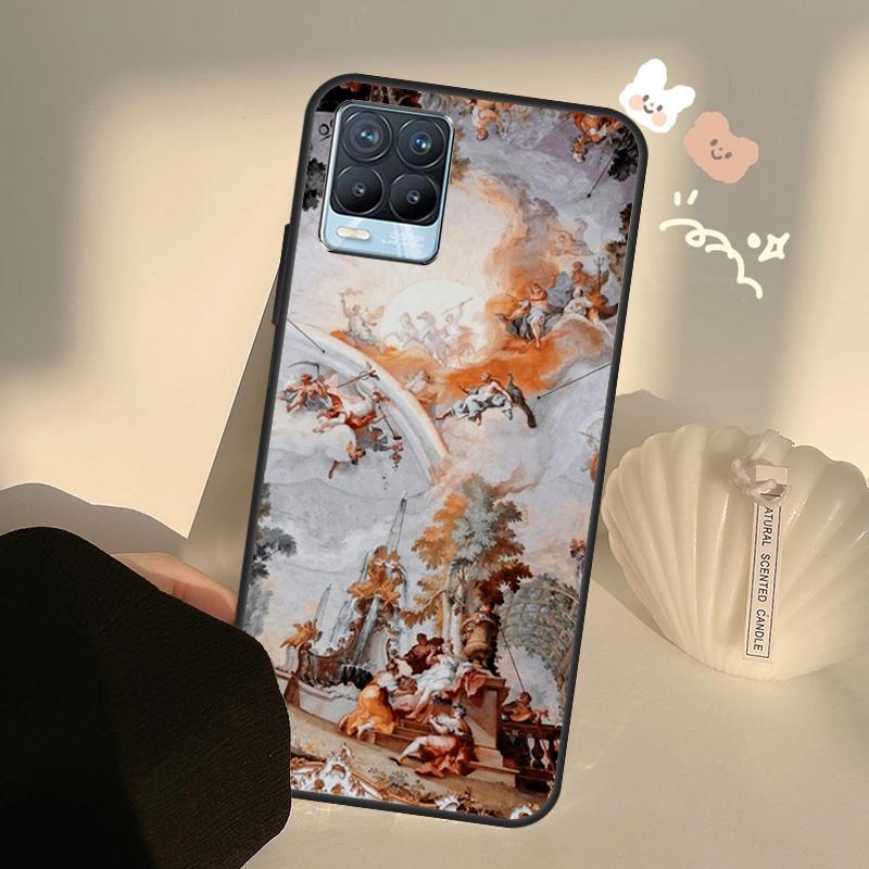 Renaissance Art Painting Case For Realme C63 C61 C55 C51 C53 C25 C65 C67 C71 C75 11 12 13 14 15 Pro Plus GT6 GT7 Pro