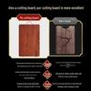 Biquan Old Ironwood Solid Cutting Board with Handle