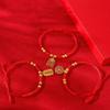 New Year Lucky Red Rope Chinese Style Fortune Bracelet Personality Snake Year Bracelet Women