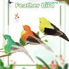 1Pcs Artificial Feathered Bird For Garden And Landscaping Decoration