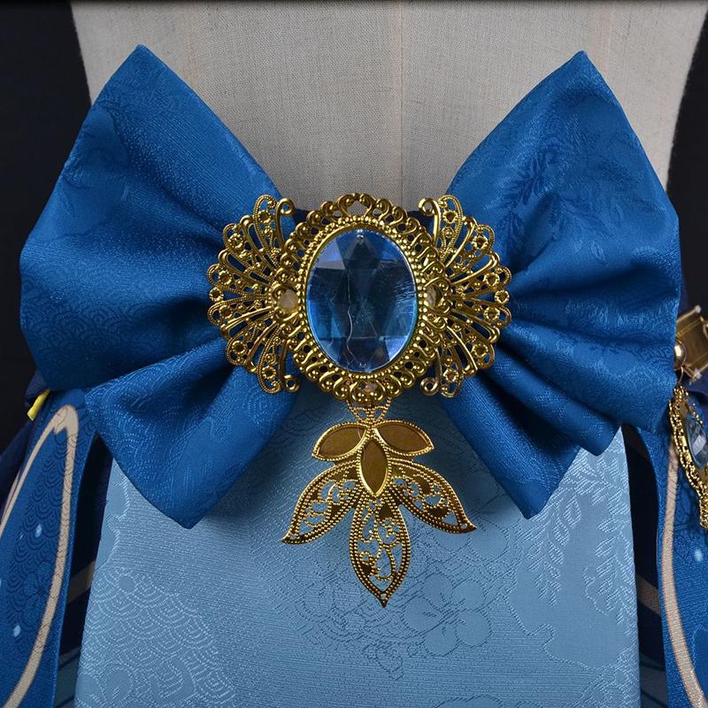 Ysir Impact Game Cos Suit Nilou Cosplay Blue Dress Female Western Region Dancer Suit Full Cosplay