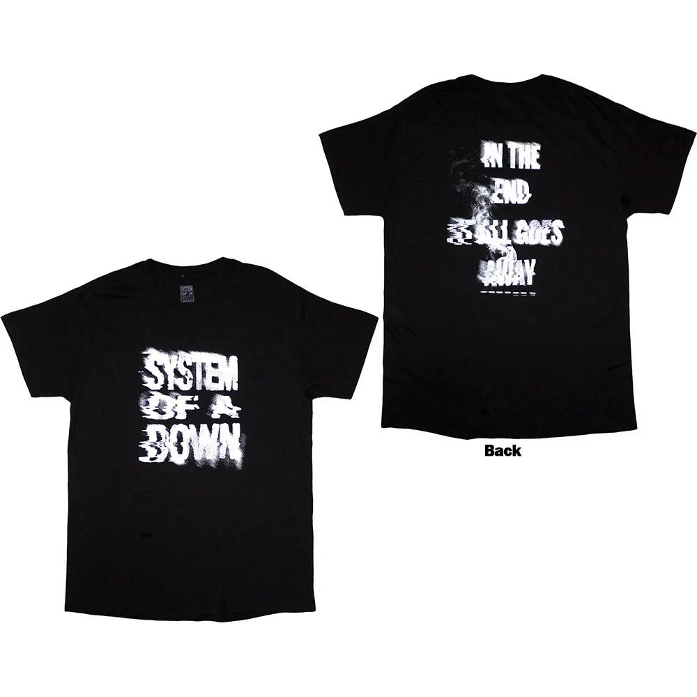 

System Of A Down T-Shirt: All Goes Away (Black) (Back Print) OFFICIAL NEW M