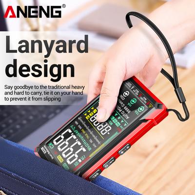 Tester multimetru digital ANENG Smart Touch AutoRanging 9999 de numărări reîncărcabil antiardere Ohm