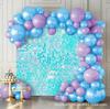 Fond de scène à paillettes vives transfrontalier pour fêtes et événements