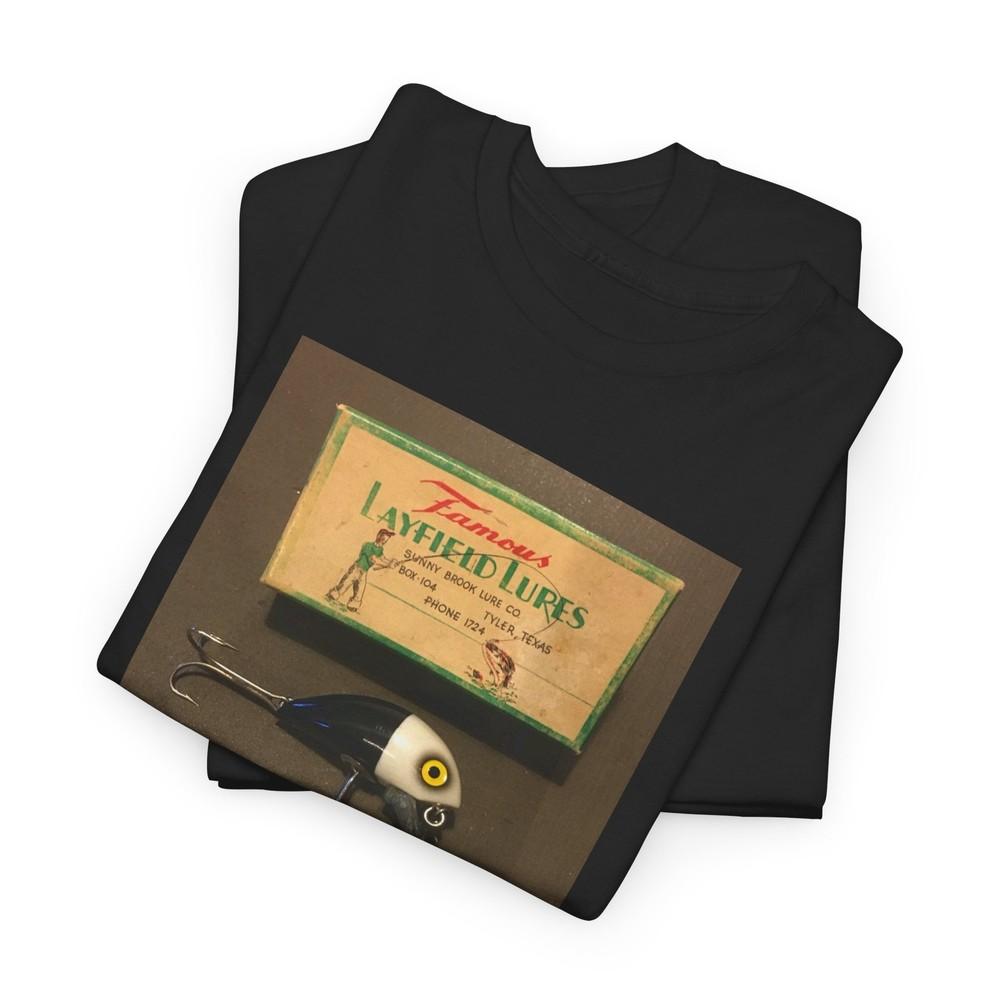 Vintage Fishing Famous Layfield Lures Tyler Texas Unisex Tee, Fishing Shirt, Unisex T-Shirt XXXXL