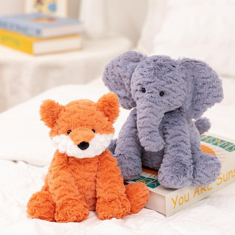 Pingti Lockige Welle Tier Plüschtier Löwenpuppe Dinosaurierpuppe Geburtstagspuppe