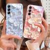 Pintura al óleo de girasoles Para Samsung Galaxy A14 4G 20 30 52 20S 21S 22 32 33 34 42 50 51 53 54 70 71 72 73 5G Funda de Cristal para Teléfono