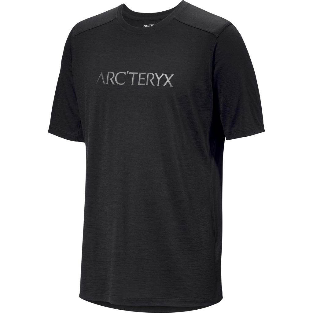 Ionia Merino Wool Arcword Logo Short Sleeve X000007733 Black M ARC'TERYX Men's
