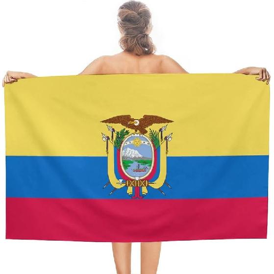Cuban Flag Beach Towel,Oversized Super Soft Ultra Thin Absorbent Beach Towels for Travel,Quick Dry Double-Faced Pile Towel for Men