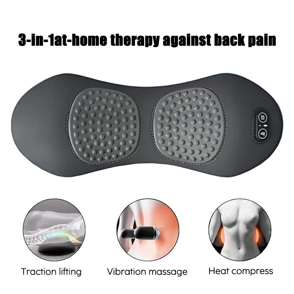 Back Pillow Bed Sleeping Waist Protection Pad Lying Flat Waist Relief Waist Support Heating Vibrating Electric Massage Pillow