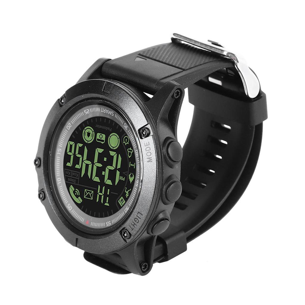 Akıllı Saat Fitness Takipçisi IP68 Su Geçirmez Bluetooth Çağrı Mesaj Hatırlatıcı Akıllı Saat Siyah