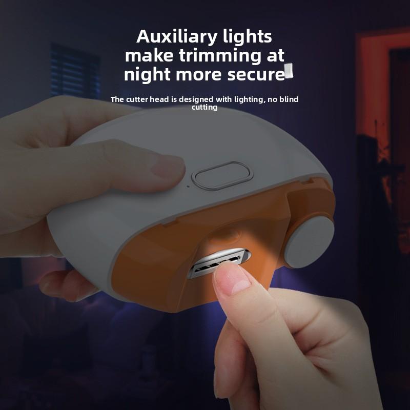 New Nail Electric Clipper Nail Sharpener Household Fully Mechanized Dual-Purpose Nail Sharpener Children's Elderly Nail Clippers