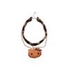 Autumn-Winter Double-Layer Flocked Kitten Pendant Choker: Cute Cartoon High-End Necklace for Women