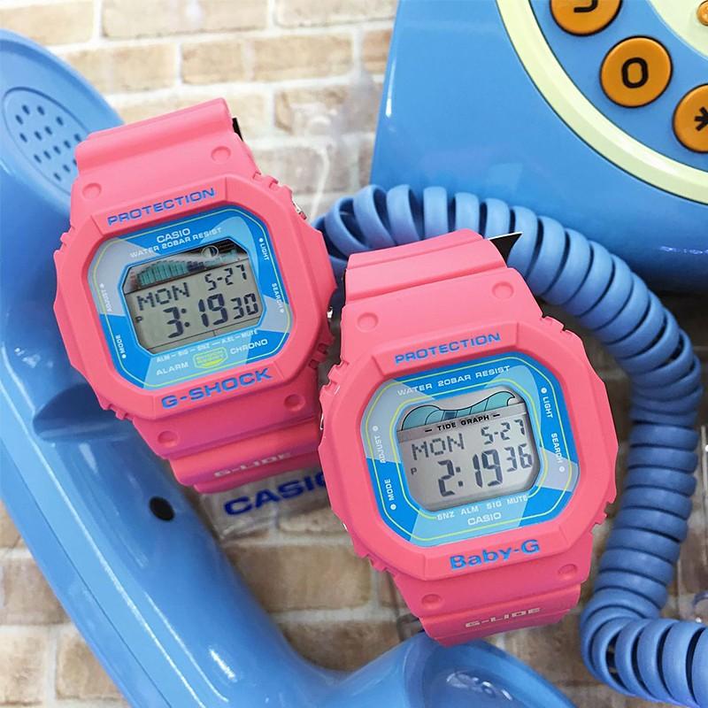 Casio watch series - square series, tide moon phase, shockproof, Hawaiian style, quartz movement, Japanese and Korean GLX-5600VH-4PRBLX-560VH-4PR