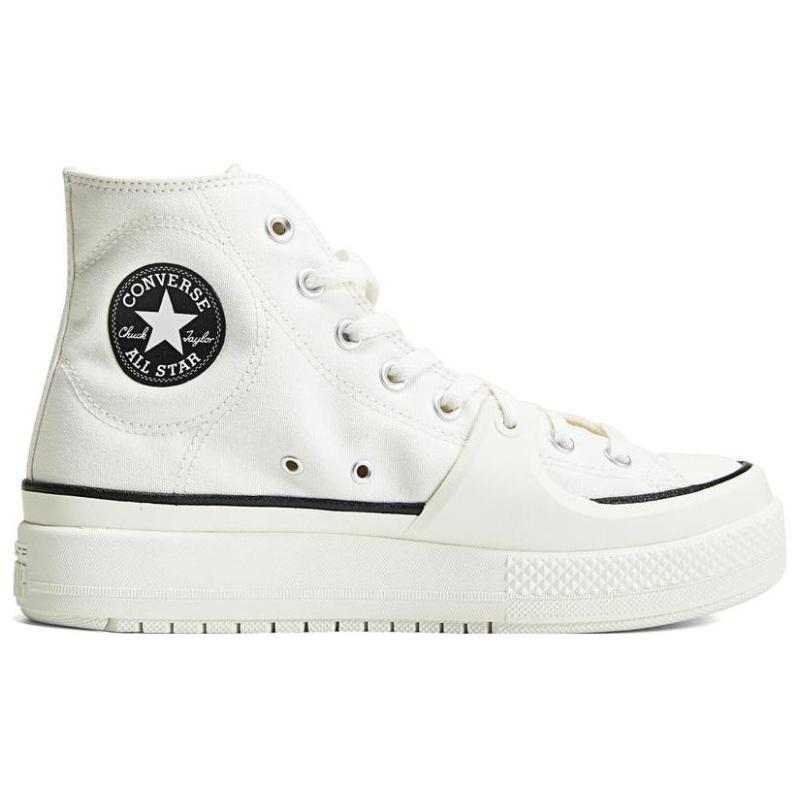 Converse Chuck Taylor All Star Construct Trendy Comfortable & Versatile High Top Espadrilles Unisex White