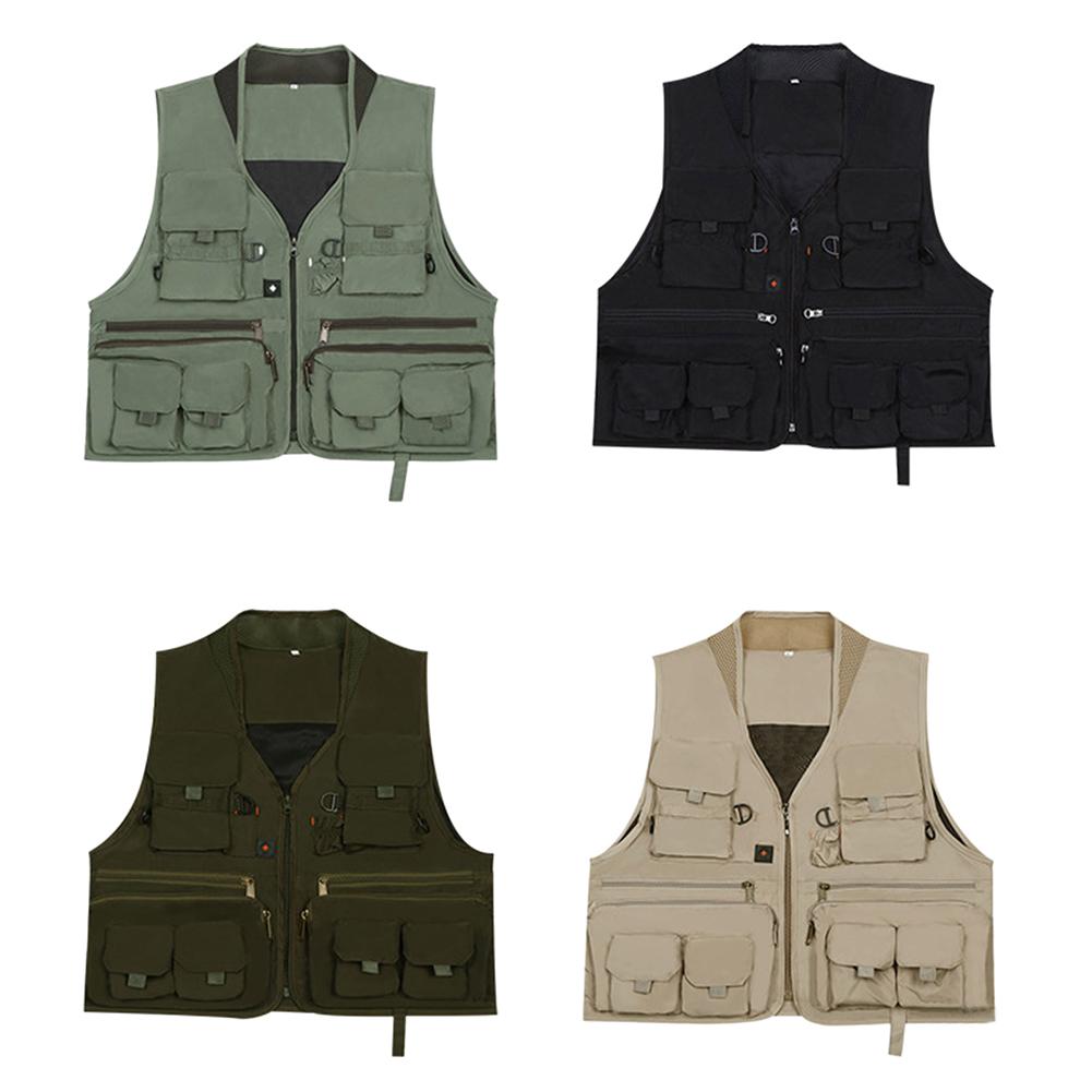 Women Men Fishing Vest With Breathable Mesh, Vest With Pockets Adjustable Size Trout Fishing Vest, Small Fishing Vest For Outdoor Fishing Hiking