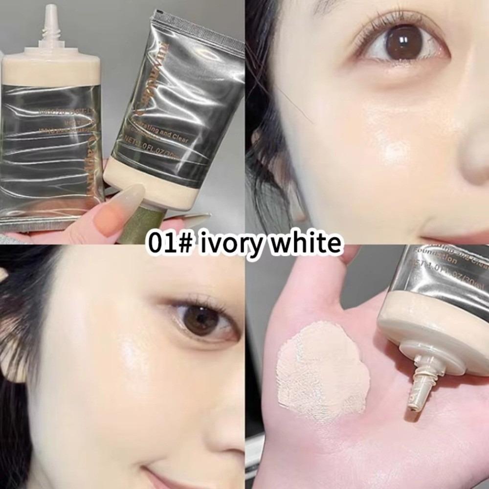 Moisturizing Moisturizing Liquid Foundation Smooth Fine Concealment Foundation Nourishes Skin Waterproof Clearing Foundation