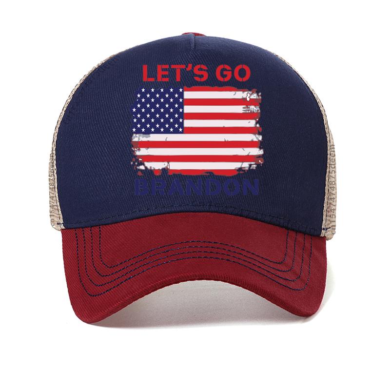 America Let’s Go Brandon Funny Unisex Women Baseball Cap Unisex Casual Adjustable Summer Mesh Breathable Hats