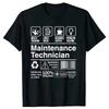 Maintenance Worker Gifts TShirt Men Women  Plus Size ONeck Daily Casual Oversized Streetwear Harajuku Unisex Tees