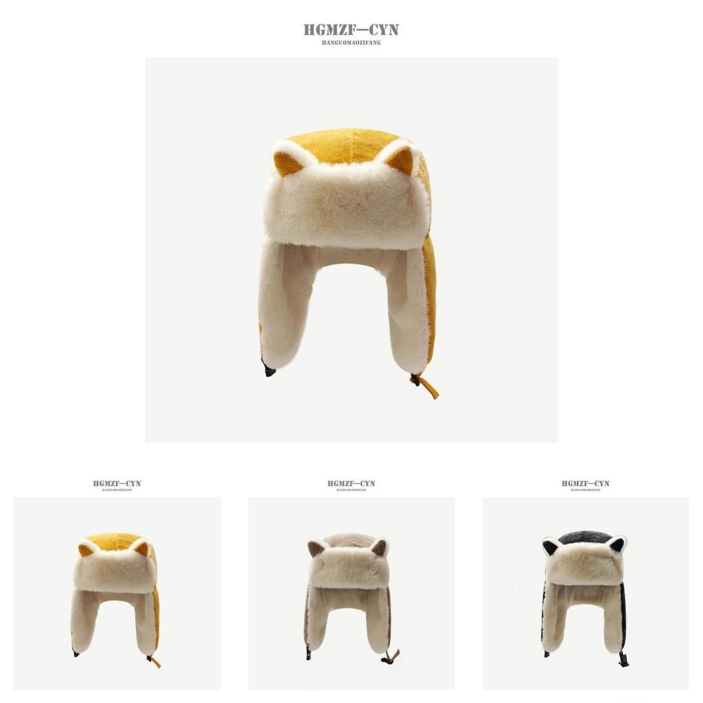 Warm And Adorable Fox Ears Lei Feng Hat For Women Perfect For Outdoors Winter