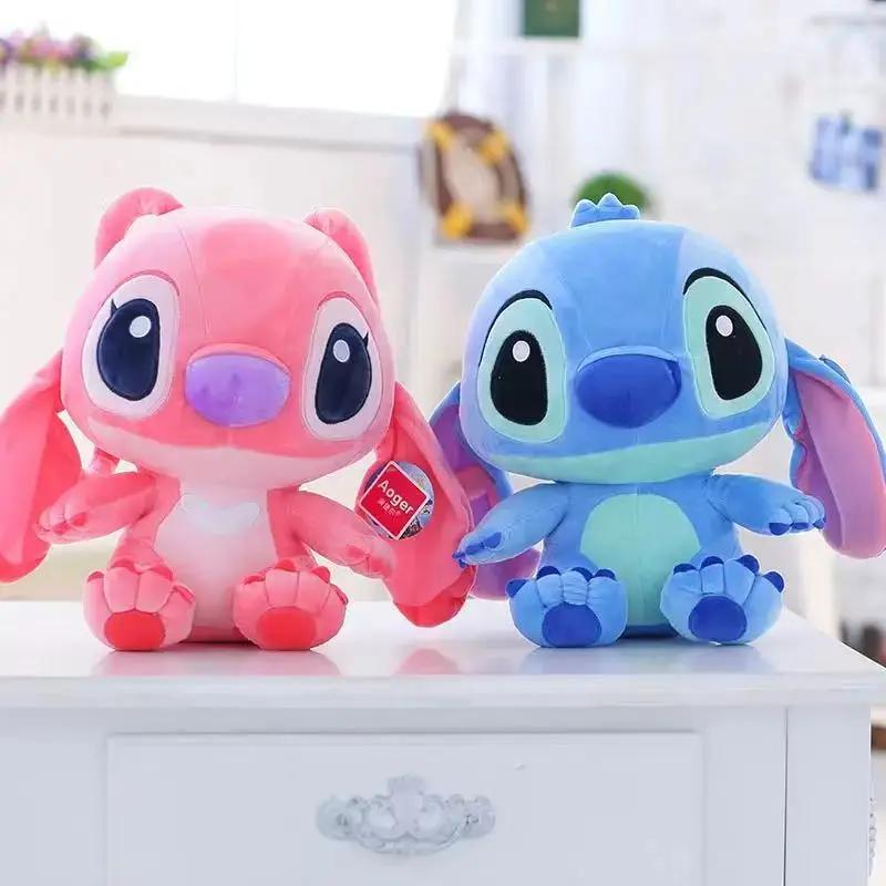 Blue Cartoon Plush Doll Toy Cute Angel Shape Birthday Gift