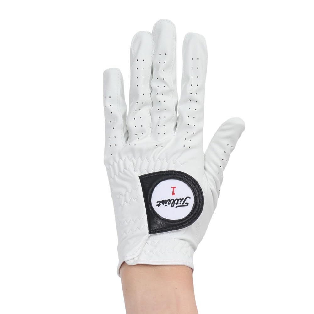 TITLEIST Professional Tech Golf Glove, TG53WT-22, White, Left-Handed, 22cm