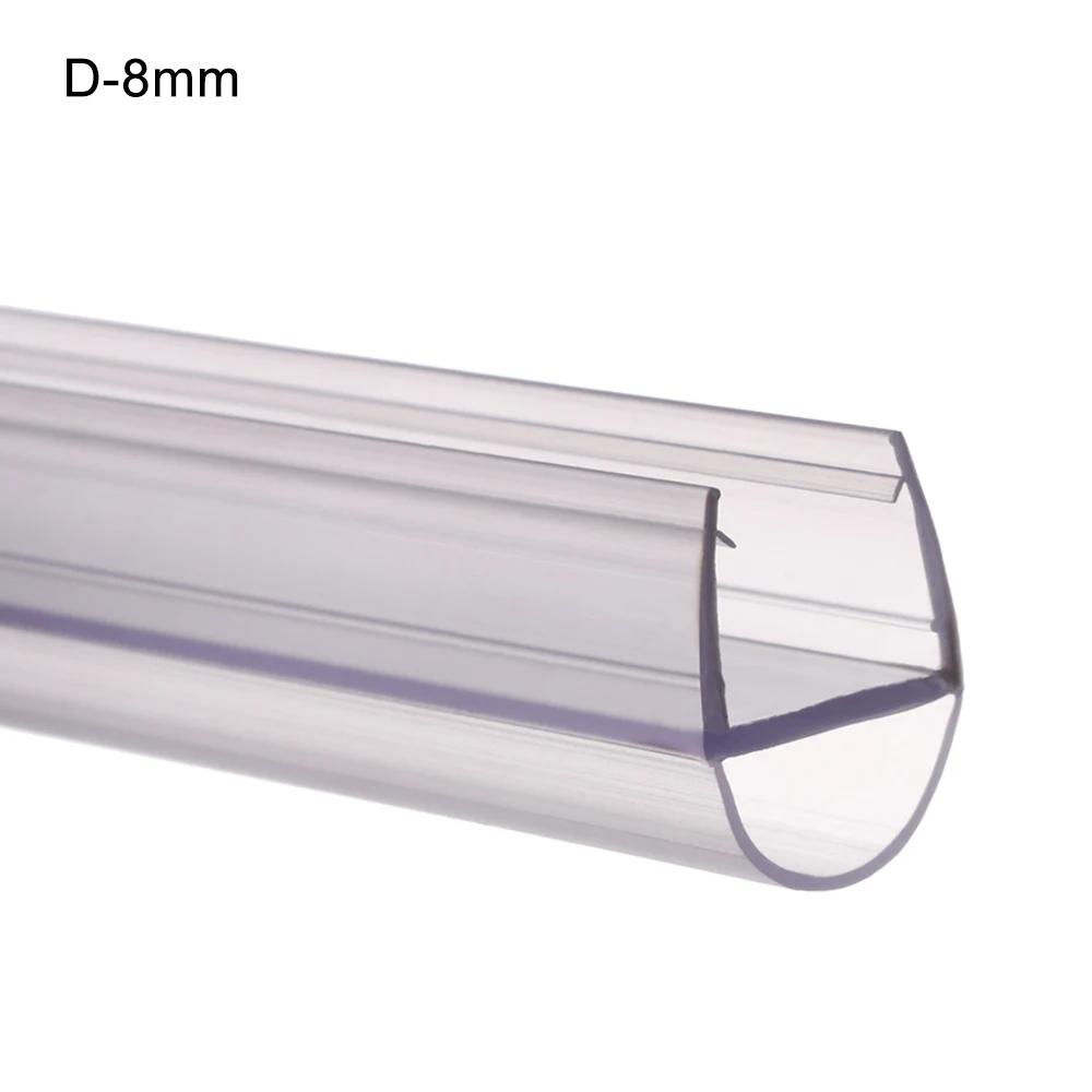 4mm/6mm/8mm/10mm/12mm PVC těsnicí lišty Koupelnové skleněné dveře Těsnění proti povětrnostním vlivům Těsnění oken Vodní zarážka Gumové Koupelnová zástěna Kování