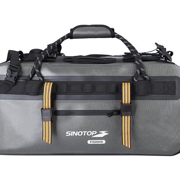 

Large Capacity Waterproof Camel Bag: Wear-Resistant Sail and Travel Handheld Zipper Storage Bag 50L чёрный