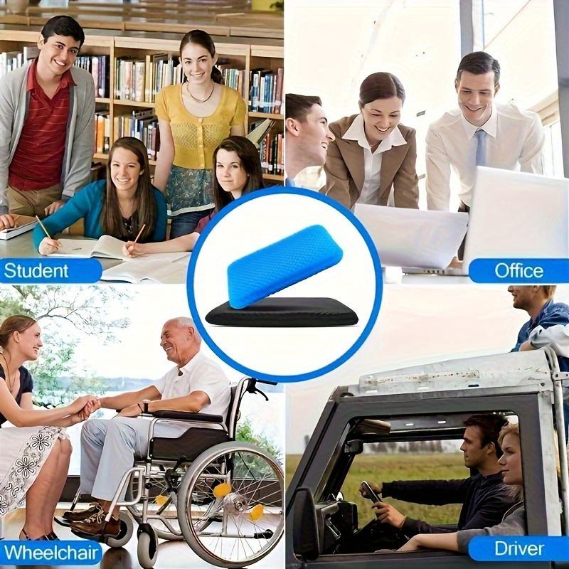 Extra Large Gel Honeycomb Seat Cushion - Thickened, Soft, Breathable, Non-Slip, Cooling Pad, Suitable for Wheelchairs, Office