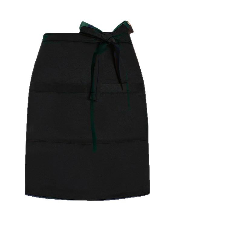Custom Waterproof Canvas Waist Apron with Logo for Catering, Milk Tea Shops, Baristas