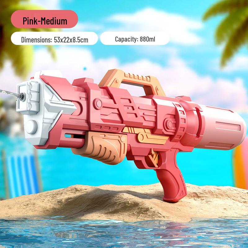 Gatling Large-Capacity Water Gun - Pull-Out Type for Men & Girls, Perfect for Rafting & Water Splashing Festivals