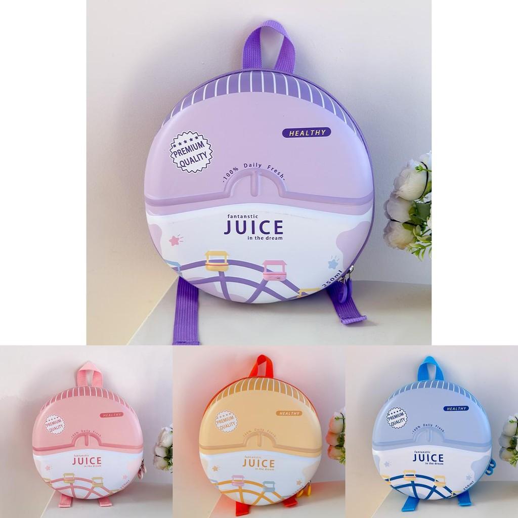 Adorable Children's Nylon Backpack In Pink Yellow Blue And Purple For School Use