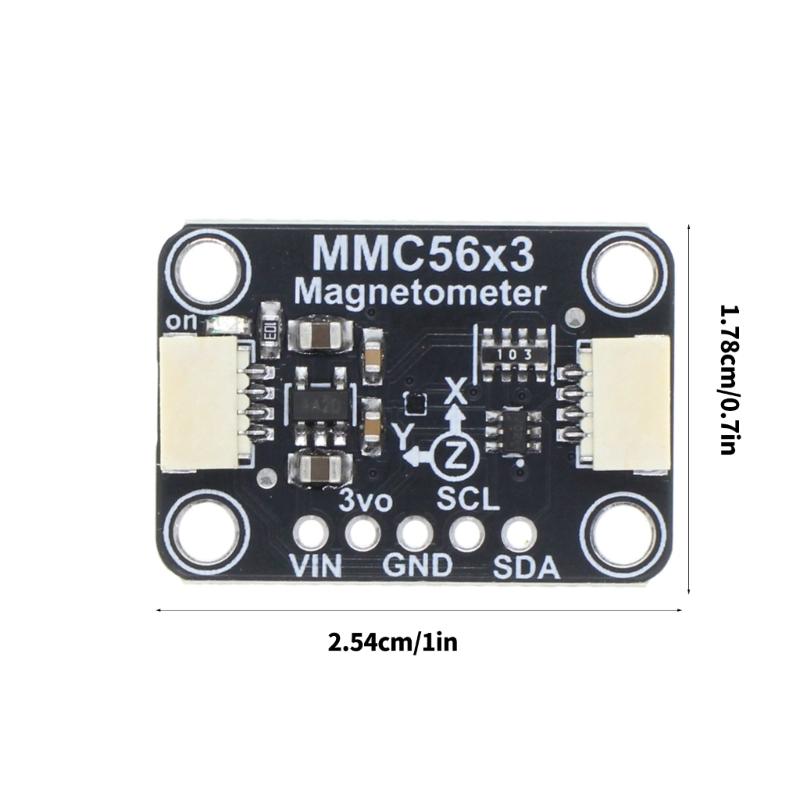 Magnetometer Sensory Low Noise 20Bit Resolution Output Automatic Demagnetization for Easy Integration Electronics