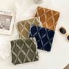 Women Retro Triangle Fringed Wrap Shawl Scarf Female Grain Textured Shawls Scarves Decorative Headscraves