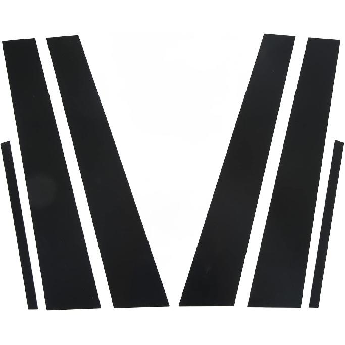 Door Pillar Decal, Gloss Black Pillar Post Decal Trim for Charger 2011-2021