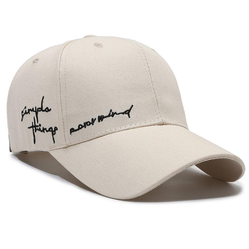 New Embroidery Baseball Cap For Men Women Hat Solid Sunscreen Baseball Hats Cotton Outdoor Sport Running Visor Casual Cap