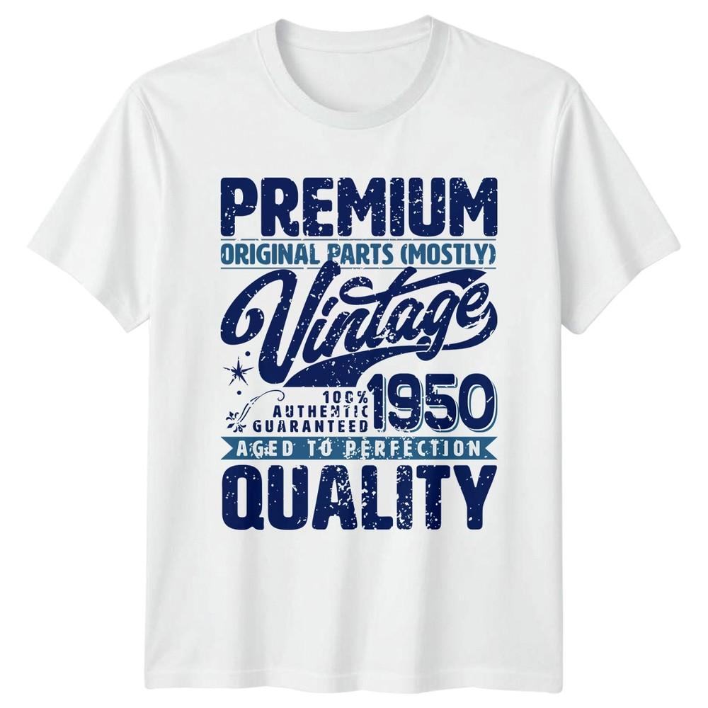 1950 Vintage Premium Original Parts Mostly 76th Birthday Unisex Unisex Graphic Tee S