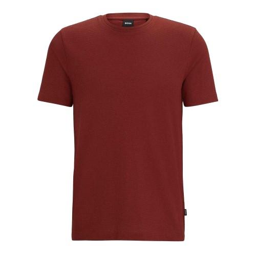 Boss Mens Tiburt Bubble Structure Jacquard T-Shirt