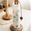 No Punch Kitchen Paper Storage Rack Solid Wood Lazy Rag Storage Rack  Kitchen Accessories