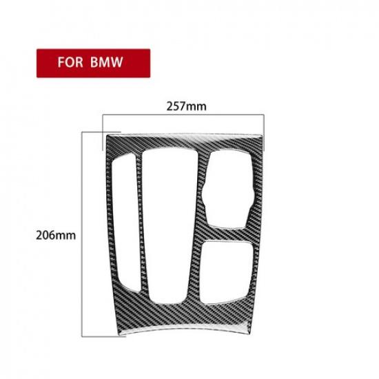 Carbon Fiber Gear Shift Panel Cover Trim For BMW X5 X6 F15 F16 2014-2017 Sale