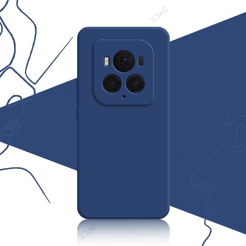 Luxury Double Liner Cover Cases for Honor Magic6 Magic 6 Pro Ultimate 6Pro 6Ultimate 5G Square Liquid Silicone Phone Armor Coque