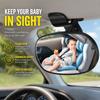 Car Baby Observation Mirror, Rear Seat Blind Spot Mirror, Wide Angle Auxiliary Mirror for Children, Tricycle View Mirror