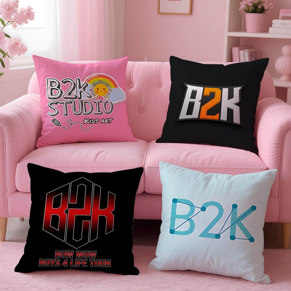Pop B2K Cushion Cover Cushion Cover Set 4Pcs 50X50 45X45 40X40 Pillowcase Decorative Sofa Home Decor