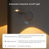 LED Spot Light, Motion Sensor Wall Lamp, USB Rechargeable Dimmable Night Light For Home Bedroom Mural Living Room