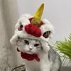 Dog New Year Lion Hat Small Dog Medium Dog Teddy Cocker Spaniel Puppy New Year Dragon Hat Headdress Cat Accessories