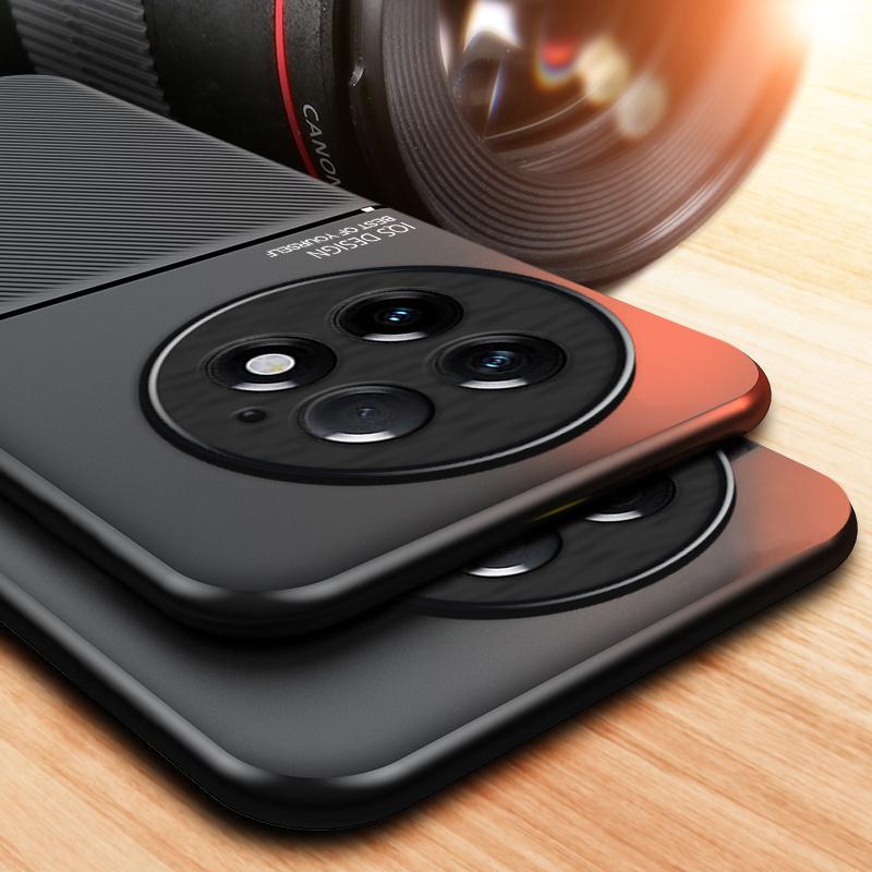 For OnePlus 13 5G Case Soft Frame Protect Shockproof Back Cover for One Plus 13 1+13 Oneplus13 Car Magnetic Holder Leather Funda